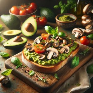Mushroom Avocado Toast Recipe